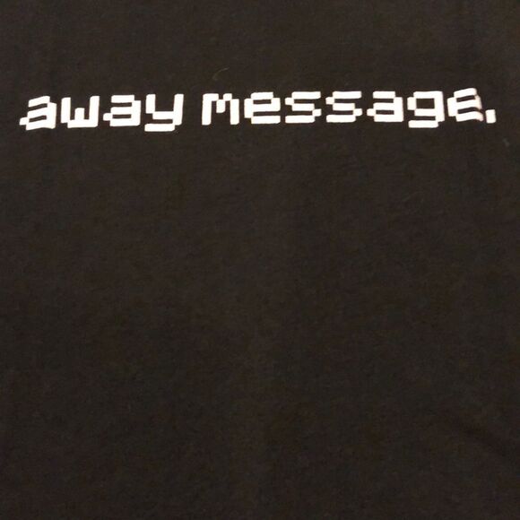 Social Sunday Black “away message” Tank Top - Picture 2 of 7